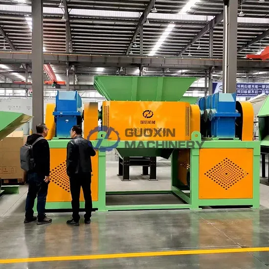 Double Shaft Waste Fabric Shredder Machine Scrap Textiles Shredding and Recycling Machine